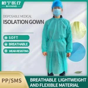 Standard Waterproof Disposable Gown for Hospital Operation Room Sterile Clothes