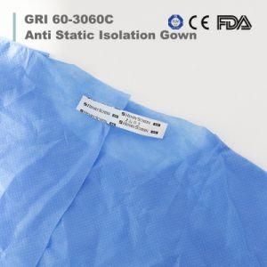 Isolation Gowns Non-Woven White Disposable Coverall/ Protective Overalls/Anti-Static Protective Uniform