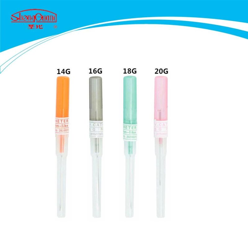 14G 16g 18g 20g 22g 24G Disposable Medical Butterfly IV Drip Catheter for Sale
