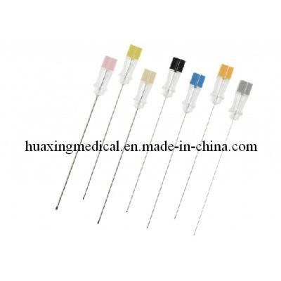 19g Quincke Point Spinal Needle for Anesthesia