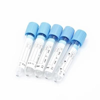 Vacuum 3.2% Sodium Citrate Blood Specimen Collection PT Tube 4.5ml