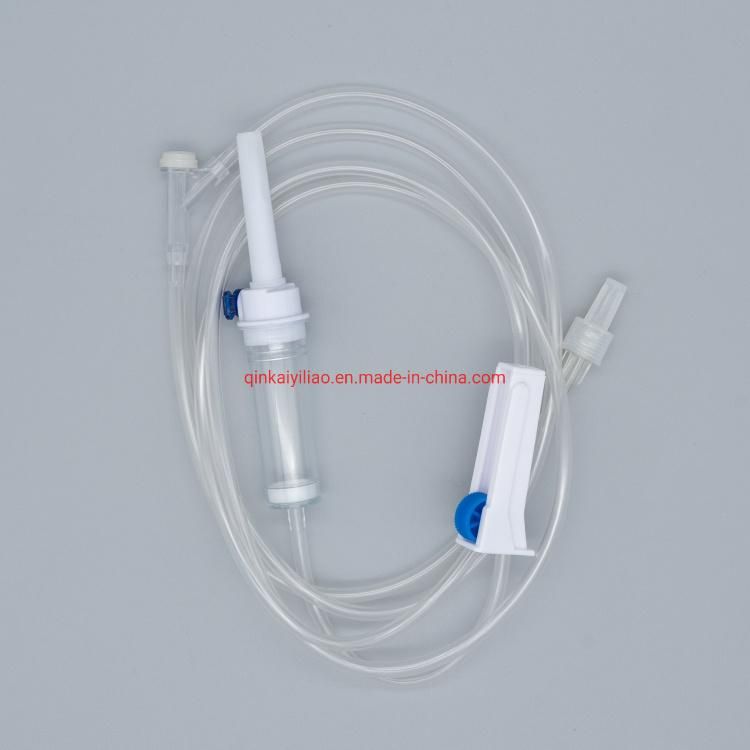 Disposable Infusion Set with Extension Tube Y Site Precise Regulator