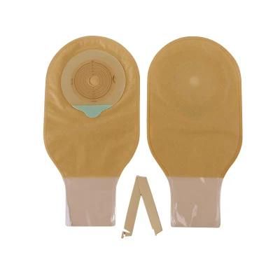 Material One Piece Open Hydrocolloid Ostomy Bag with Seal Clip Easy to Use