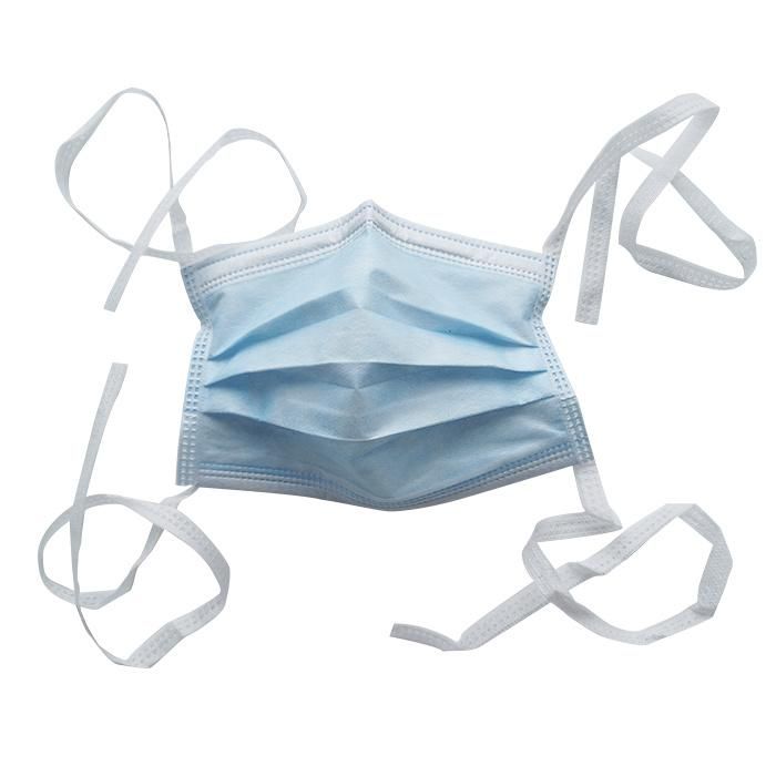Disposable Medical Surgical Face Mask Tie on with Straps
