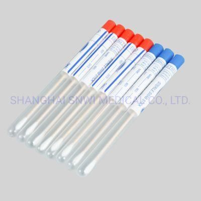 Snwi Specimen Sterile Medical Sampling Nasal Flocked Virus Disposable Collection Swab