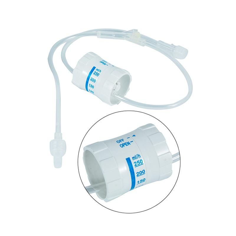 Disposable Steriled IV Infusion Set with I. V Flow Regulators with Extension Tube