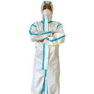 Ce FDA Non Woven Safety Coverall Virus Medical Protection Clothing