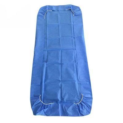 ISO 13485 ISO9001 Disposable PP White Disposable Elastic Fitted Bed Sheets Cover for Massage Beauty Salon Cover with Corner Elastic