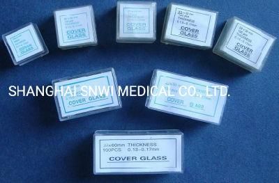 CE/ISO Approved Laboratory Disposable Microscope Cover Slide Glass