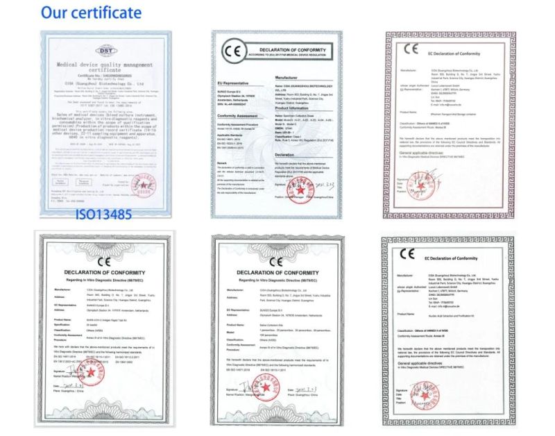 Vtm Virus Transport Media with Oropharyngeal Collection Swab