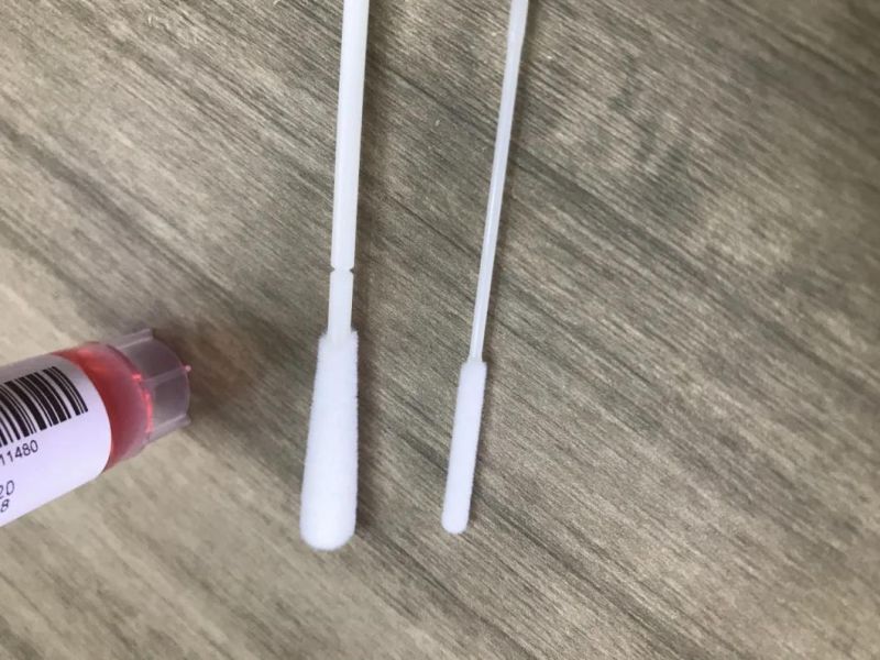 Techstar Virus Sampling Oropharyngeal Flocked Swab, Testing Transport Swabs Tube, Nasopharyngeal Swab