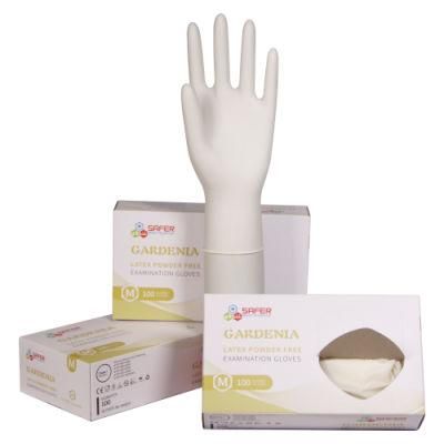 Examination Latex Gloves Powder Disposable Malaysia with High Quality