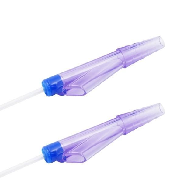 PVC Finger Control Medical Disposable Closed Suction Catheter