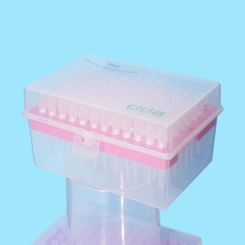 Wholesale Disposable Rna DNA Free Low Retention Universal 10UL 100UL 200UL 1000UL Pipette Filter Tips with Rack for Rapid Diagnostic Test CE Certificate