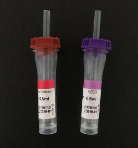 Pediatric Non Vacuum Non-Vacuum Blood Collection Tube with Capillary
