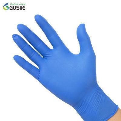 Blue Color Disposable Nitrile Gloves Disposable Medical Examination Inspection Large Gloves Gloves