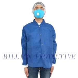 Disposable Nonwoven SMS PP Workwear/Lab Coat
