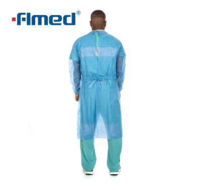 Medical Gown with Elastic Cuffs Non-Woven, Non-Sterile