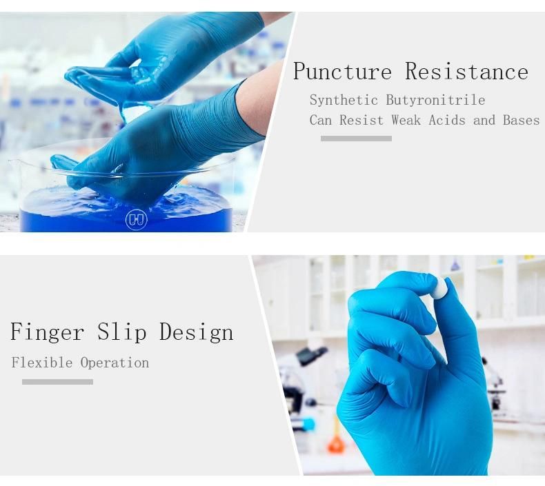 Good Price Manufacturer Non Sterile Gloves Dental White Blue Bulk Nitrile Medic Glove Examination Powder Free