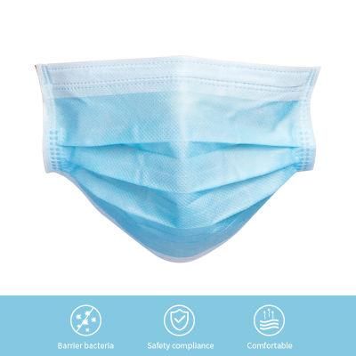 Ce 17.5*9.5cm 3ply Non Woven Disposable Earloop Medical Surgical Face Mask