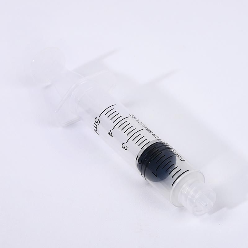 Medical Sterile Manual 5ml Syringe for Vaccine Injection