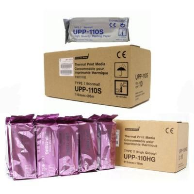 High Density Medical Upp 110s Upp110s 110hg 100 Hg Sony Printing Examination Ultrasound Thermal Papers Roll for Video Printer