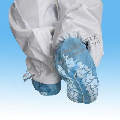 Safety Disposable Nonwoven Medical Shoe Cover, PP Anti Slip Shoe Cover