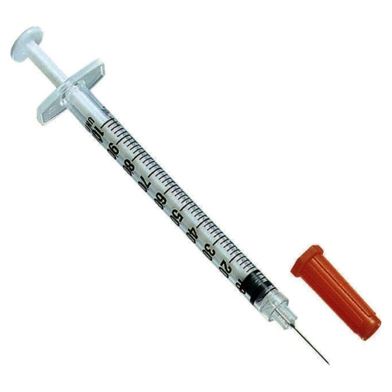 CE ISO Approved 100u 40u 0.3ml 0.5ml 1ml Insuline Syringe with Needle