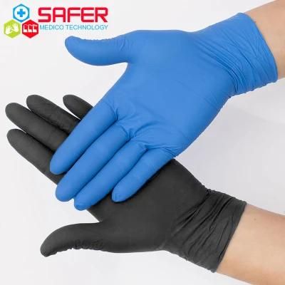 Nitrile Gloves Box with OEM Brand Service Powder Free