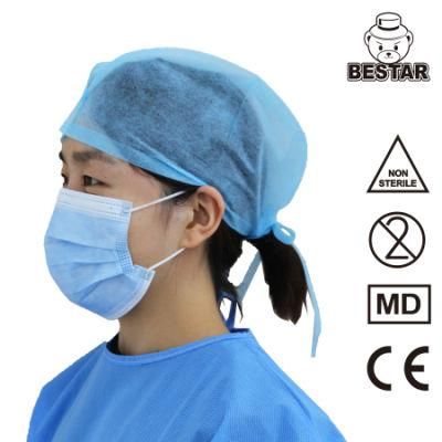 CE Certified Medical Nonwoven Disposable Protective Spp Face Mask 3-Ply Type Iir En14683