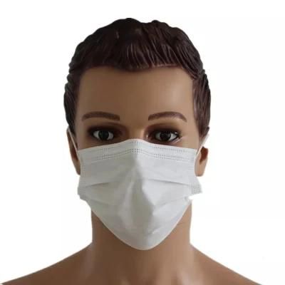 Wholesale Factory Non-Woven Disposable 3 Ply Surgical Face Mask Earloop