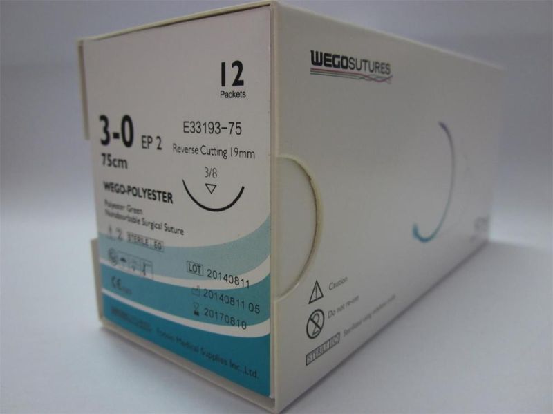 Sterile Polyester Non-Absorbable Surgical Suture