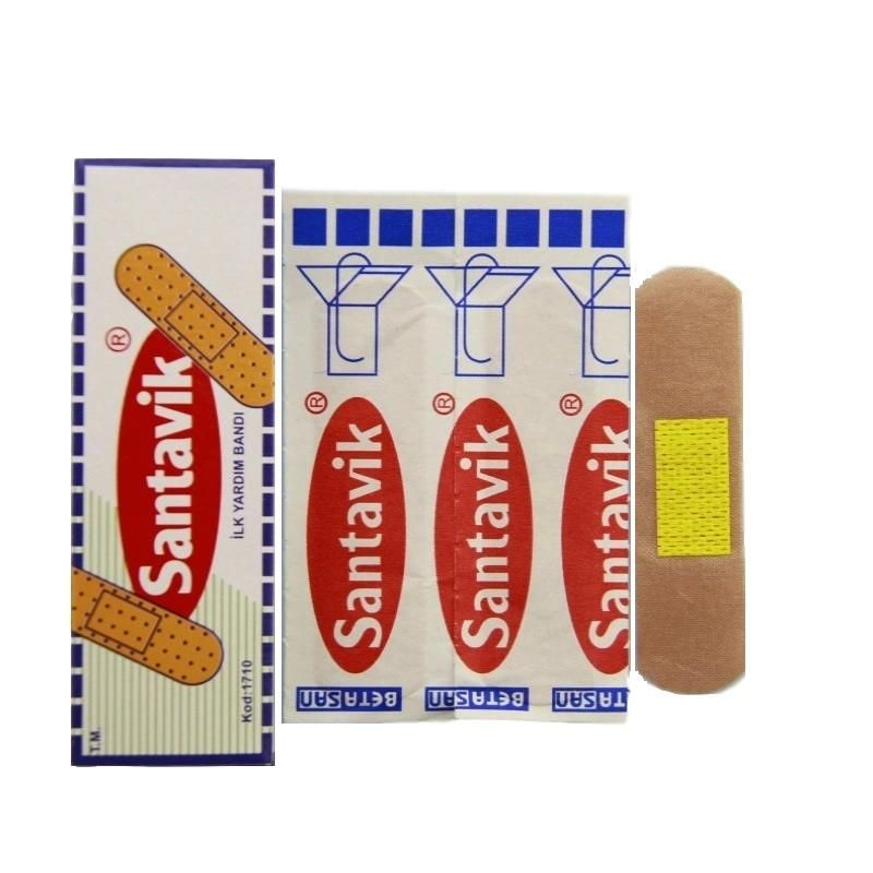 Factory Dircetly 72X19mm Adhesive Bandage Wound Plaster Band Aid