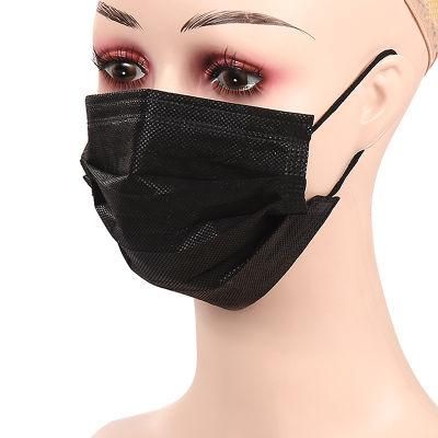Disposable Balck Face Mask Disposable Civil Face Mask