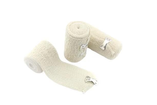 HD375 High Quality Wholesale Natural White Medical Elastic Crepe Spandex Bandage