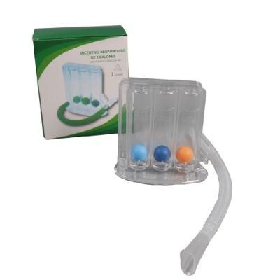 2000 Cc 3 Ball Air Chamber Breath Trainer Triflow Spirometer