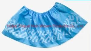 Hot Selling Medical Supply, Plastic Supply Factory Stock Best Disposable PP Nonwoven Blue Color Printing Shoe Covers