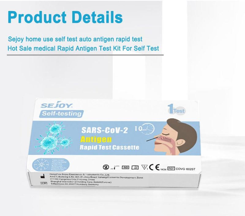 Hot Selling Sejoy Rapid Antigen Test Kit