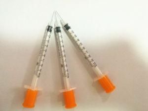 Insulin Syringe with 29g, 30g Needle Ce ISO Approved