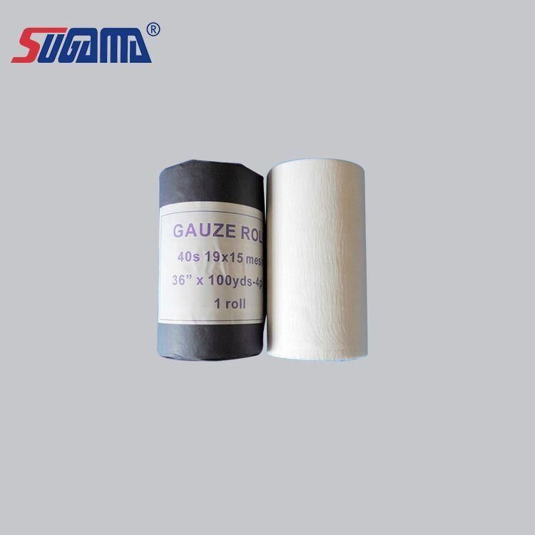 High Quality Medical Absorbent Cotton Gauze Roll Price with X Ray