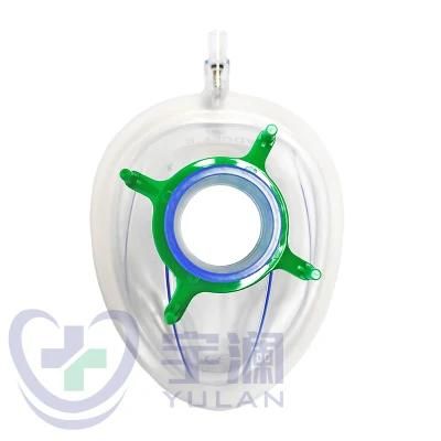 Disposable Medical PVC Anesthesia Mask Adult Small Size 3