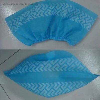 Blue Nonwoven Cheap Price Disposable Shoe Covers with Printing