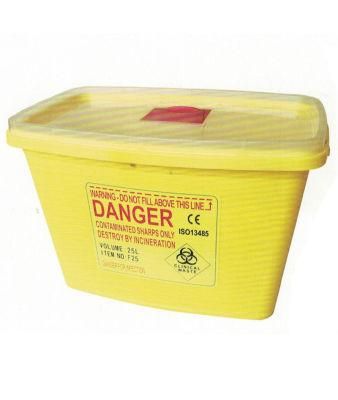 Plastic Sharps Container Biohazard Needle Disposal Box for Infectious Waste