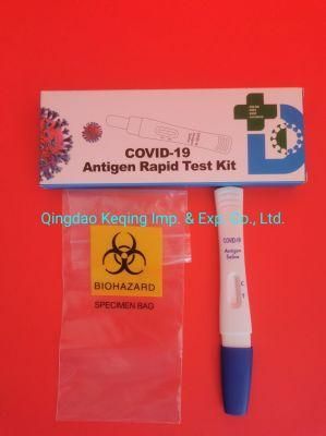 Tga CE Rapid Test Factory Sale Nasal Nasopharyngeal Swab or Lollipop Style