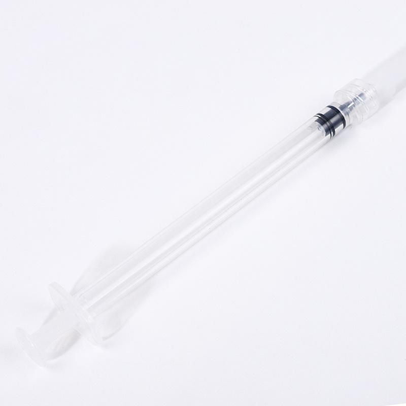 CE Certified 1ml Transparent Medical Injection Luer Lock Syringes