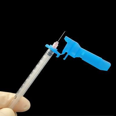 CE/FDA Approved Disposable Safety Insulin Syringe 50/101units for Insulin Injection