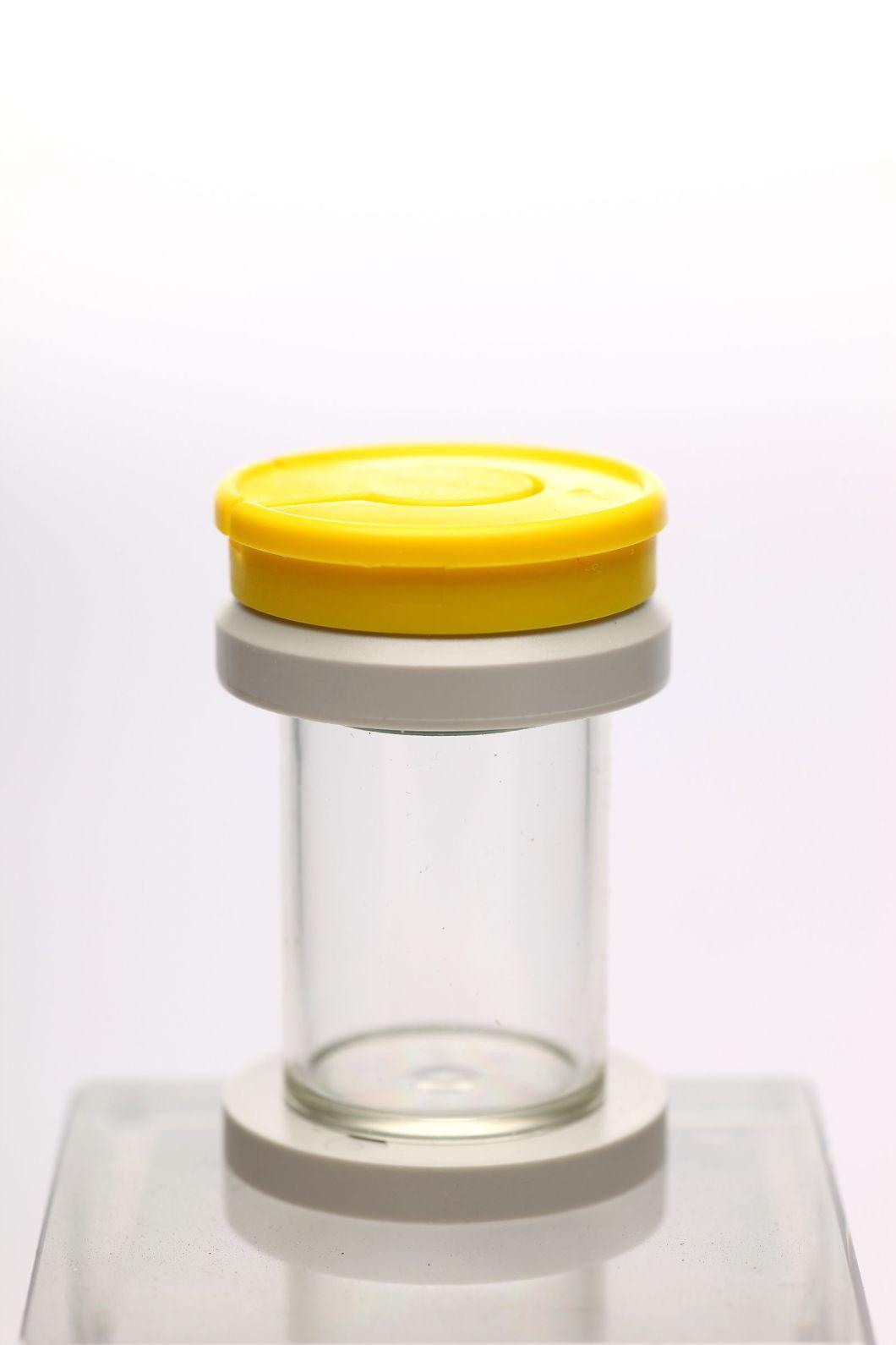 Sterile and Disposable Specimen Container with Yellow Cap