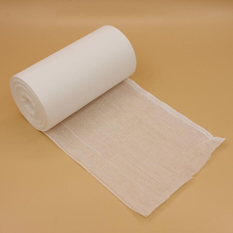 Absorbent Bleached Soft Cotton Gauze Roll Bandage Roller