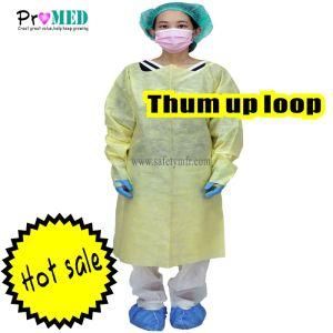 FDA,CE,ISO13485 qualified CPE Protective Gown,Splash/Water/Fluid resistant Impervious Disposable Plastic PE/CPE Protection gown