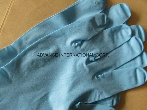 Disposable Powder Free Nitrile Gloves Textured Finger Tips for Medical Checking